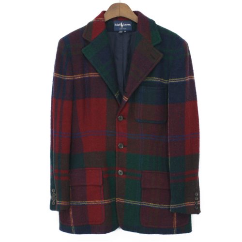 [Woman] 80&#039;s Ralph Lauren Check Wool Jacket