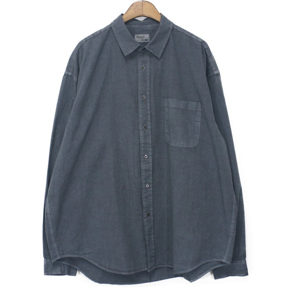 rough side Cotton Over Fit Shirts